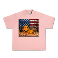 Salmon halloween american flag tumbler Urban Heavy Tee - Jasminsmagicworld