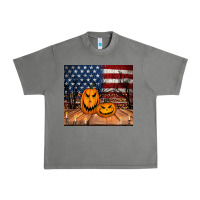 Tornado halloween american flag tumbler Urban Heavy Tee - Jasminsmagicworld