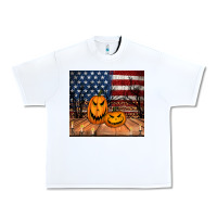 White halloween american flag tumbler Urban Heavy Tee - Jasminsmagicworld