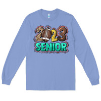 Colony Blue 2023 senior Football Long Sleeve Tee - NancyCooperArtShop