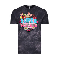 Cloud Black super teacher Vintage Tee - BarkalooDesign