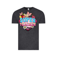 Vintage Black super teacher Vintage Tee - BarkalooDesign