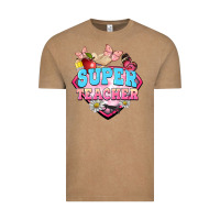 Vintage Coffee super teacher Vintage Tee - BarkalooDesign