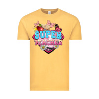 Vintage Mustard super teacher Vintage Tee - BarkalooDesign
