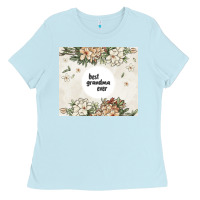 Baby Blue best garandma ever Ladies Tee - MaliasSmallBusiness