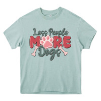 Arona less people more dogs Heavy Core Tee - MaliasSmallBusiness
