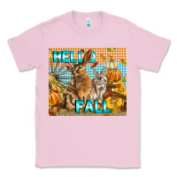 Bubblegum Pink Hello Fall Rabbit Classic Tee - LillyAllenDesigns