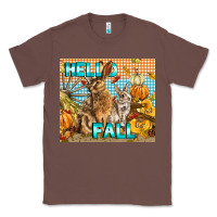 Chestnut Hello Fall Rabbit Classic Tee - LillyAllenDesigns