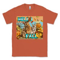 Copper Hello Fall Rabbit Classic Tee - LillyAllenDesigns