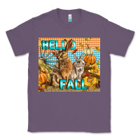 Lavender Hello Fall Rabbit Classic Tee - LillyAllenDesigns