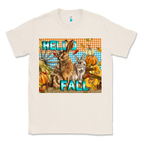 Natural Hello Fall Rabbit Classic Tee - LillyAllenDesigns