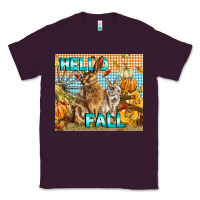 Plum Hello Fall Rabbit Classic Tee - LillyAllenDesigns