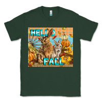 Sports Green Hello Fall Rabbit Classic Tee - LillyAllenDesigns