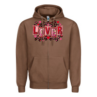 Chestnut Valentine's Day lover Zipper Hoodie - FaDigitalArtStudio