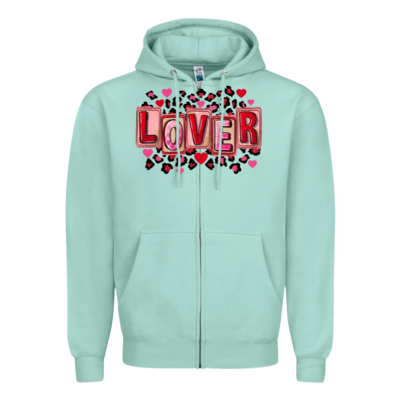 Valentine's Day Lover Zipper Hoodie by FaDigitalArtStudio | Teevron