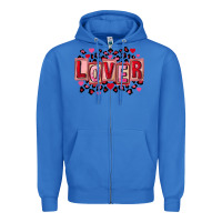 True Royal Valentine's Day lover Zipper Hoodie - FaDigitalArtStudio