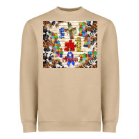 Mushroom Faith puzzle ribbon tumbler Heavyweight Sweatshirt - TumblerDesignByShophia