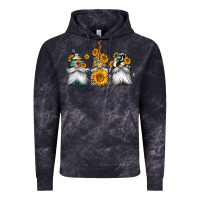 Cloud Black western sunflowers gnomes Vintage Hoodie - Jasminsmagicworld