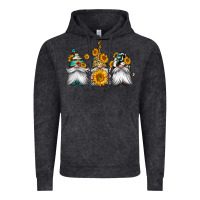 Vintage Black western sunflowers gnomes Vintage Hoodie - Jasminsmagicworld
