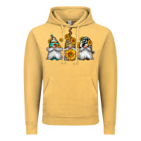 Vintage Mustard western sunflowers gnomes Vintage Hoodie - Jasminsmagicworld