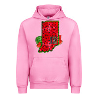 Fuchsia Pink indiana watermelon Urban Hoodie - RacoonDesign