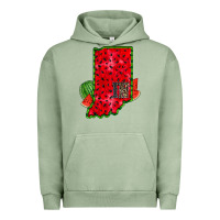 Pigment Oil Green indiana watermelon Urban Hoodie - RacoonDesign