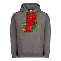 Pigment Tornado indiana watermelon Urban Hoodie - RacoonDesign