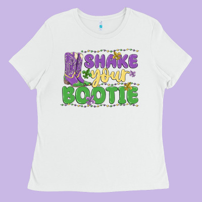 Shake Your Bootie Ladies Tee Designed By Maliassmallbusiness