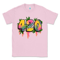 Bubblegum Pink 420 cannabis Classic Tee - Artiststas