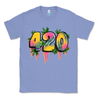 Colony Blue 420 cannabis Classic Tee - Artiststas