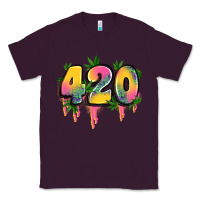 Plum 420 cannabis Classic Tee - Artiststas