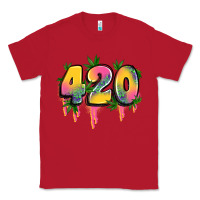 Red 420 cannabis Classic Tee - Artiststas