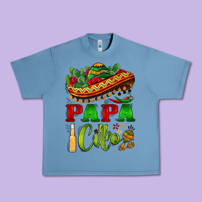 Papa Cito Sombrero Urban Heavy Tee Designed By Barkaloodesign
