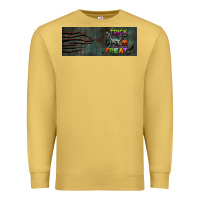 Antique Gold trick rawr treat 11 oz mug Premium Sweatshirt - BundleAndBundleShop