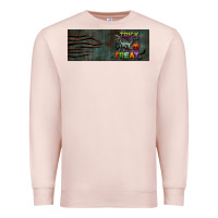 Pale Pink trick rawr treat 11 oz mug Premium Sweatshirt - BundleAndBundleShop
