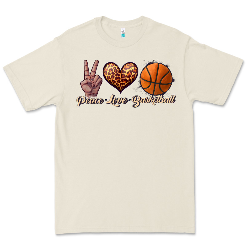 Peace Love Basketball Premium Tee by JahusDesignShop | Teevron