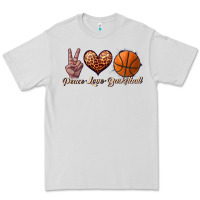 Dove Grey peace love basketball Premium Tee - JahusDesignShop