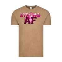 Vintage Coffee strong af breast cancer Vintage Tee - BarkalooDesign