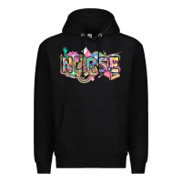 Black Nurse Premium Hoodie - FaDigitalArtStudio