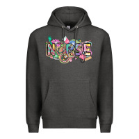 Charcoal Heather Nurse Premium Hoodie - FaDigitalArtStudio