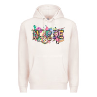 Pale Pink Nurse Premium Hoodie - FaDigitalArtStudio