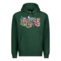 Sports Green Nurse Premium Hoodie - FaDigitalArtStudio