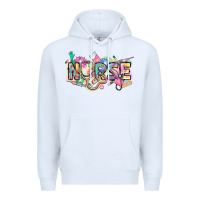 White Nurse Premium Hoodie - FaDigitalArtStudio