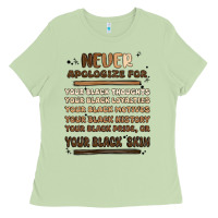 Never Apologize Ladies Tee | Teevron