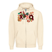 Sandshell Rooster Valentine's Day xoxo Zipper Hoodie - FaDigitalArtStudio