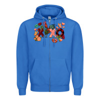 True Royal Rooster Valentine's Day xoxo Zipper Hoodie - FaDigitalArtStudio