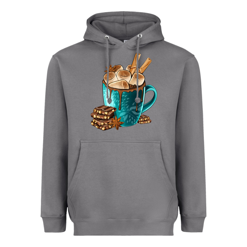 Chocolate And Coffee Heavyweight Hoodie by FaDigitalArtStudio | Teevron