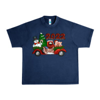 Navy happy new year 2022 christmas truck with american flag Urban Heavy Tee - Jasminsmagicworld