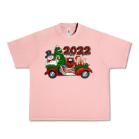 Salmon happy new year 2022 christmas truck with american flag Urban Heavy Tee - Jasminsmagicworld