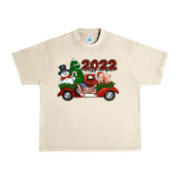 Sandshell happy new year 2022 christmas truck with american flag Urban Heavy Tee - Jasminsmagicworld